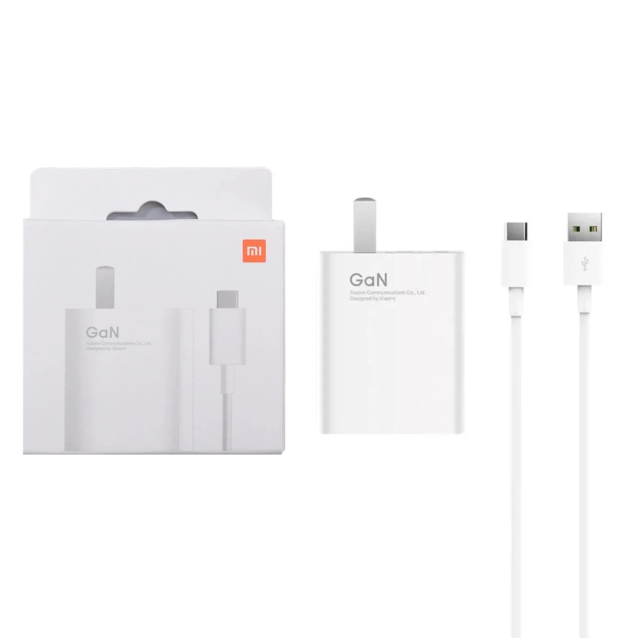 شارژر دیواری فست تک پورت Xiaomi مدل MDY-12-EQ 55W – به همراه کابل شارژ Type-C – سفید