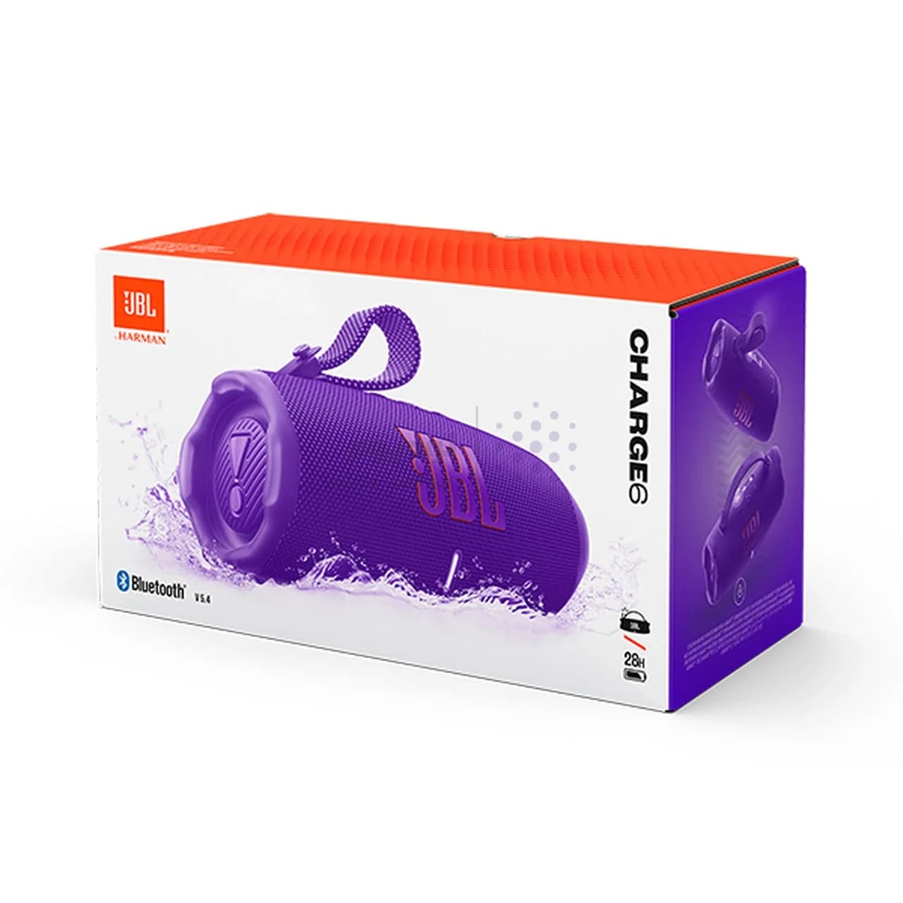 اسپیکر پرتابل JBL مدل CHARGE6 – بنفش — تصویر ۳