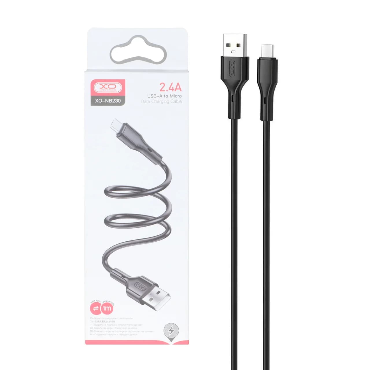 کابل شارژ فست اندروید XO مدل XO-NB230 – مشکی