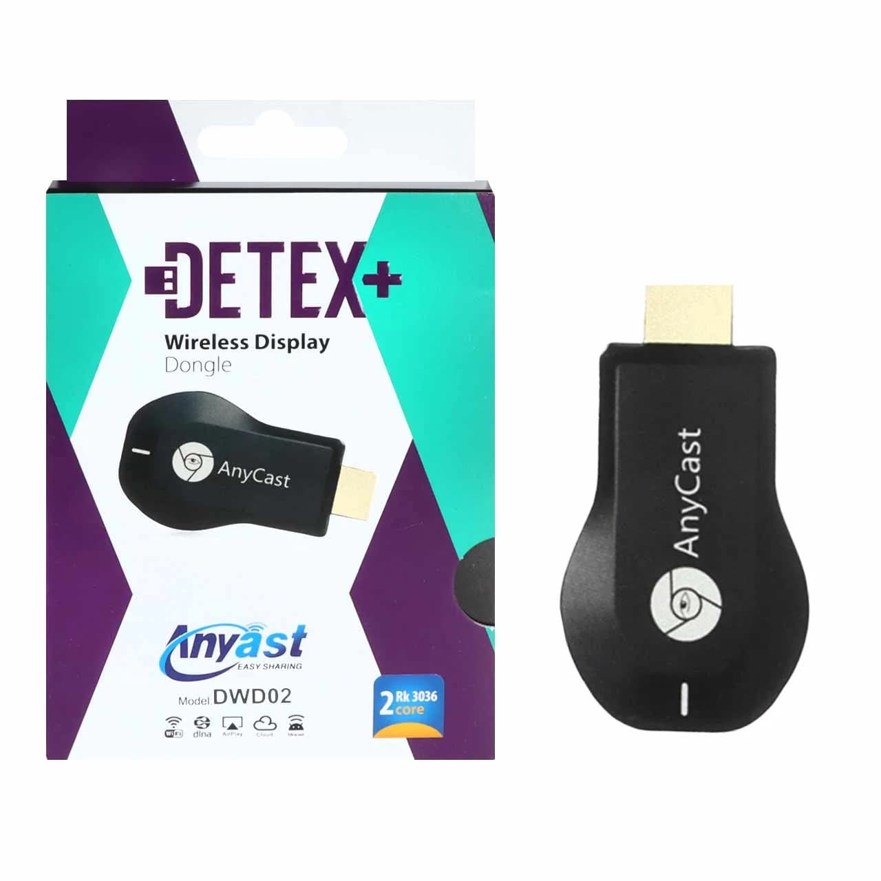 دانگل انتقال تصویر +DETEX مدل DWD02 – مشکی