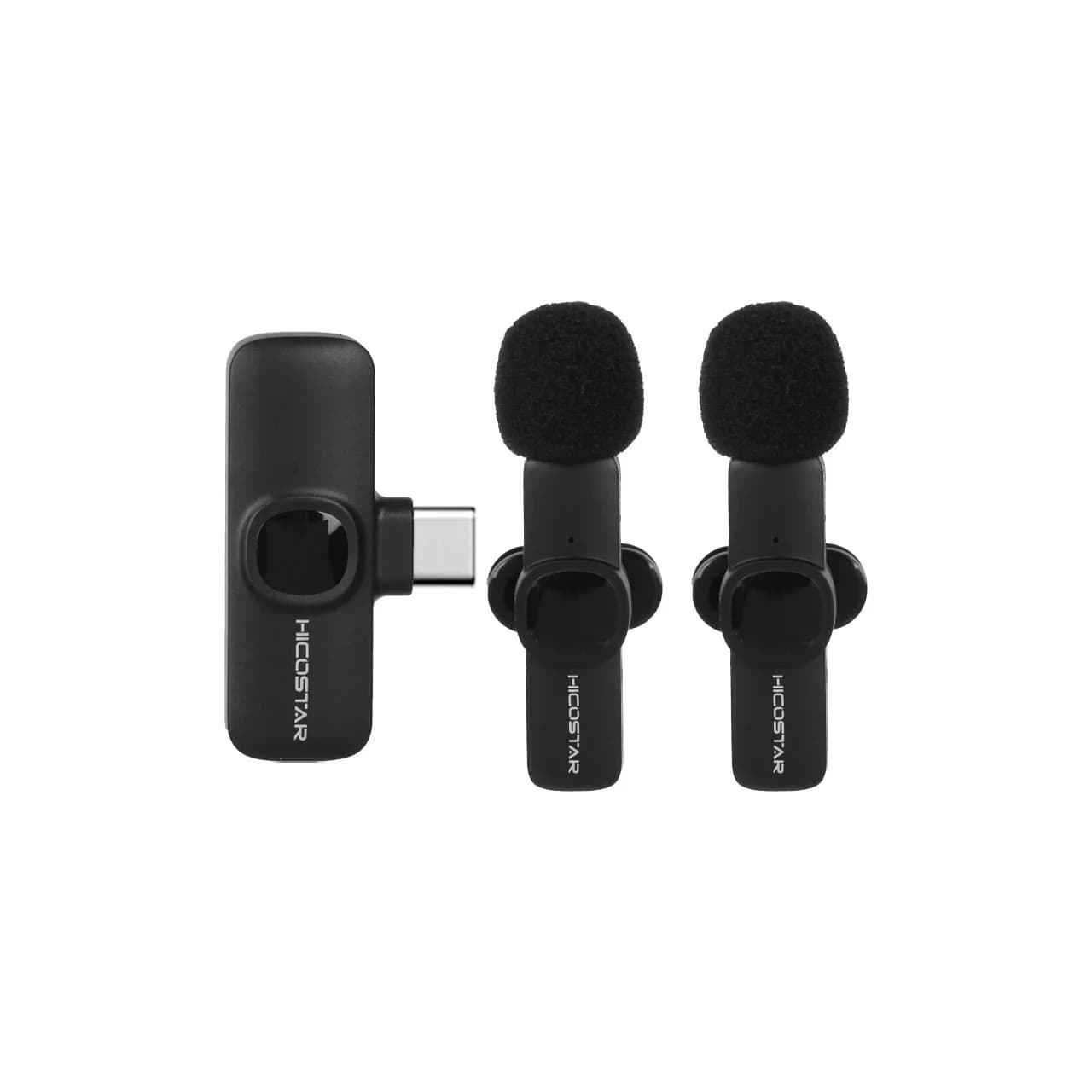میکروفون یقه ای بی سیم Hicostar مدل HS-MC521C – مشکی