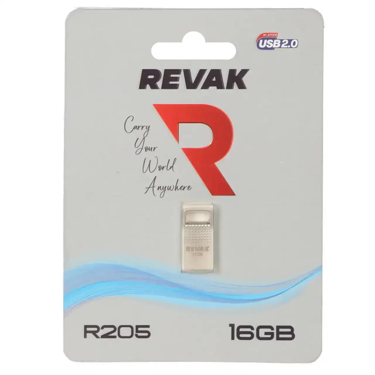 REVAK R205 USB2.0 Flash Memory – 16GB – نقره ای