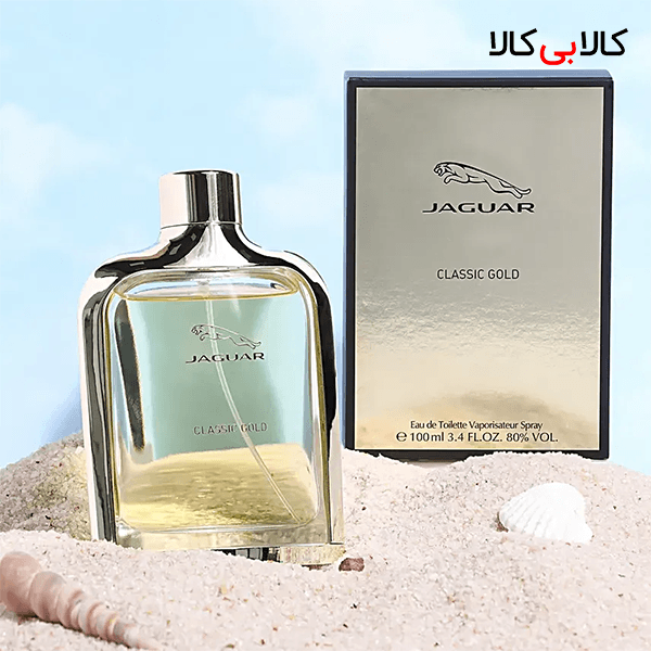 ادکلن جگوار کلاسیک گلد-طلایی اصل مردانه حجم 100 میلی لیتر — تصویر ۳
