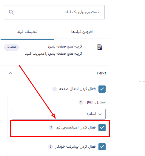 افزونه انتقال های صفحه فرم گرویتی فرمز | Gravity Perks Page Transitions — تصویر ۳
