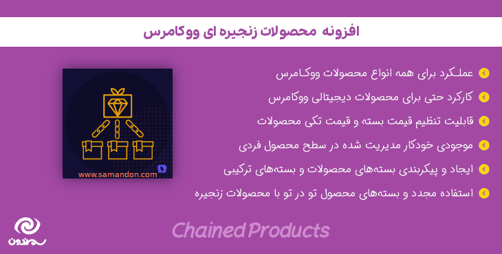 افزونه محصولات زنجیره ای ووکامرس | WooCommerce Chained Products
