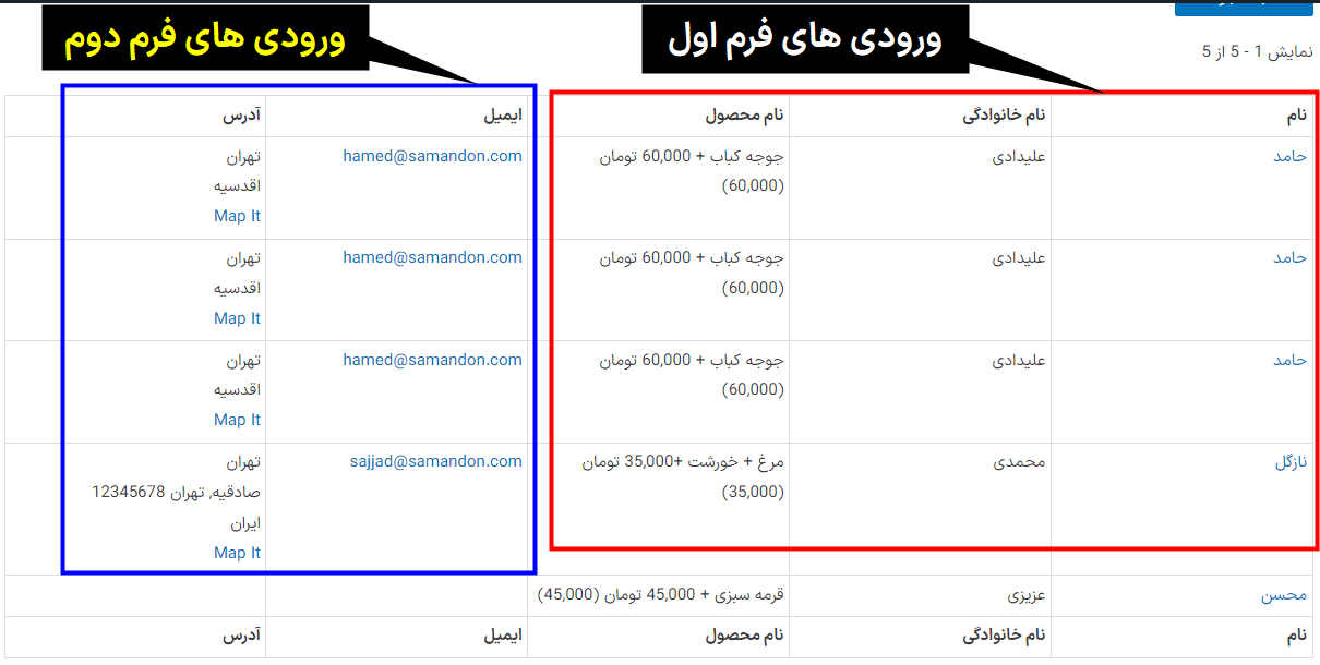 افزونه فرم های چندگانه گرویتی ویو | GravityView – Multiple Forms — تصویر ۴