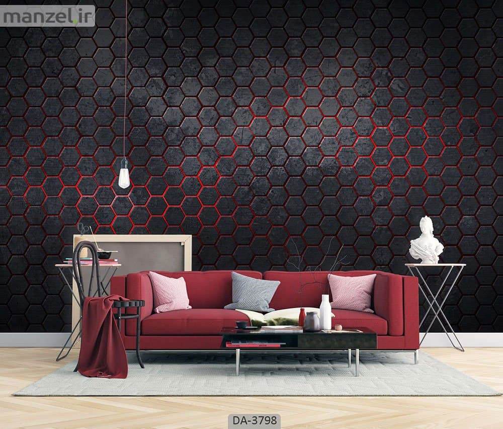 پوستر دیواری طرح اشکال هندسی 3798-DA
