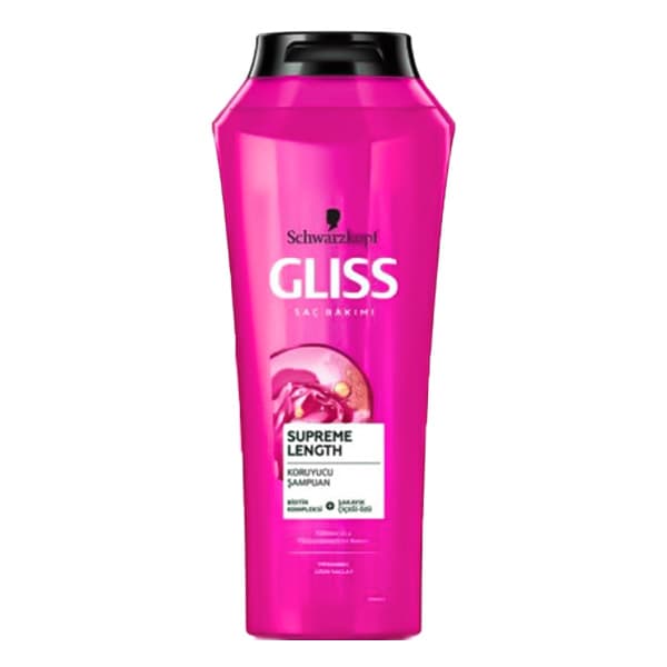 شامپو گلیس صورتی مدل Supreme Length حجم 500ml — تصویر ۲