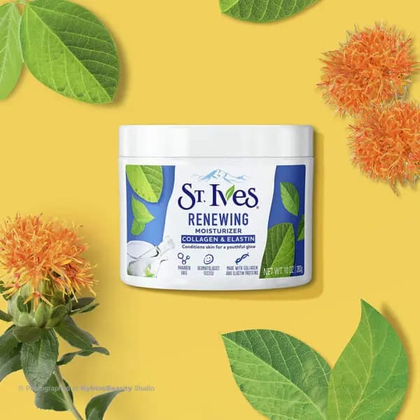 کرم آبرسان سنت ایوز مدل RENEWING حجم 300 میل ا St.Ives Renewing Moisturizer — تصویر ۲