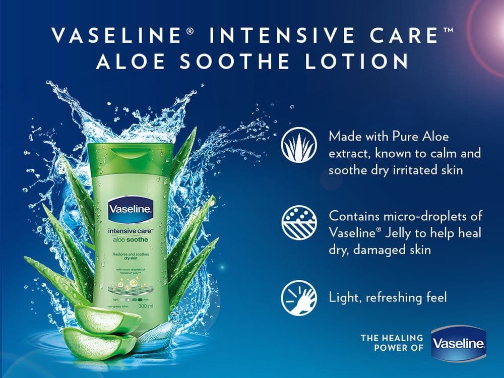 لوسیون بدن وازلین مدل Aloe Sooth حجم 400 میلی لیتر + ((امکان پرداخت در 4 قسط)) — تصویر ۲