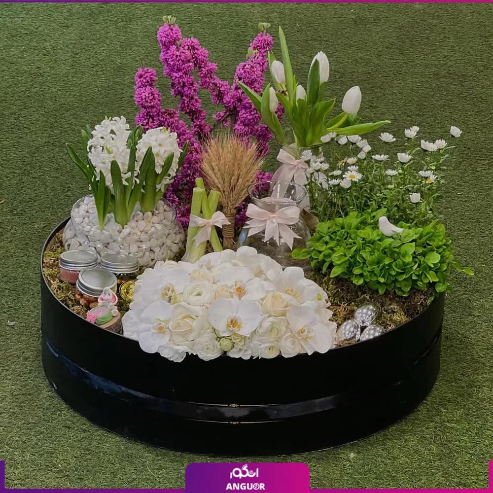 هفت سین نوروزی (ارکیده،رز،سنبل،لاله)