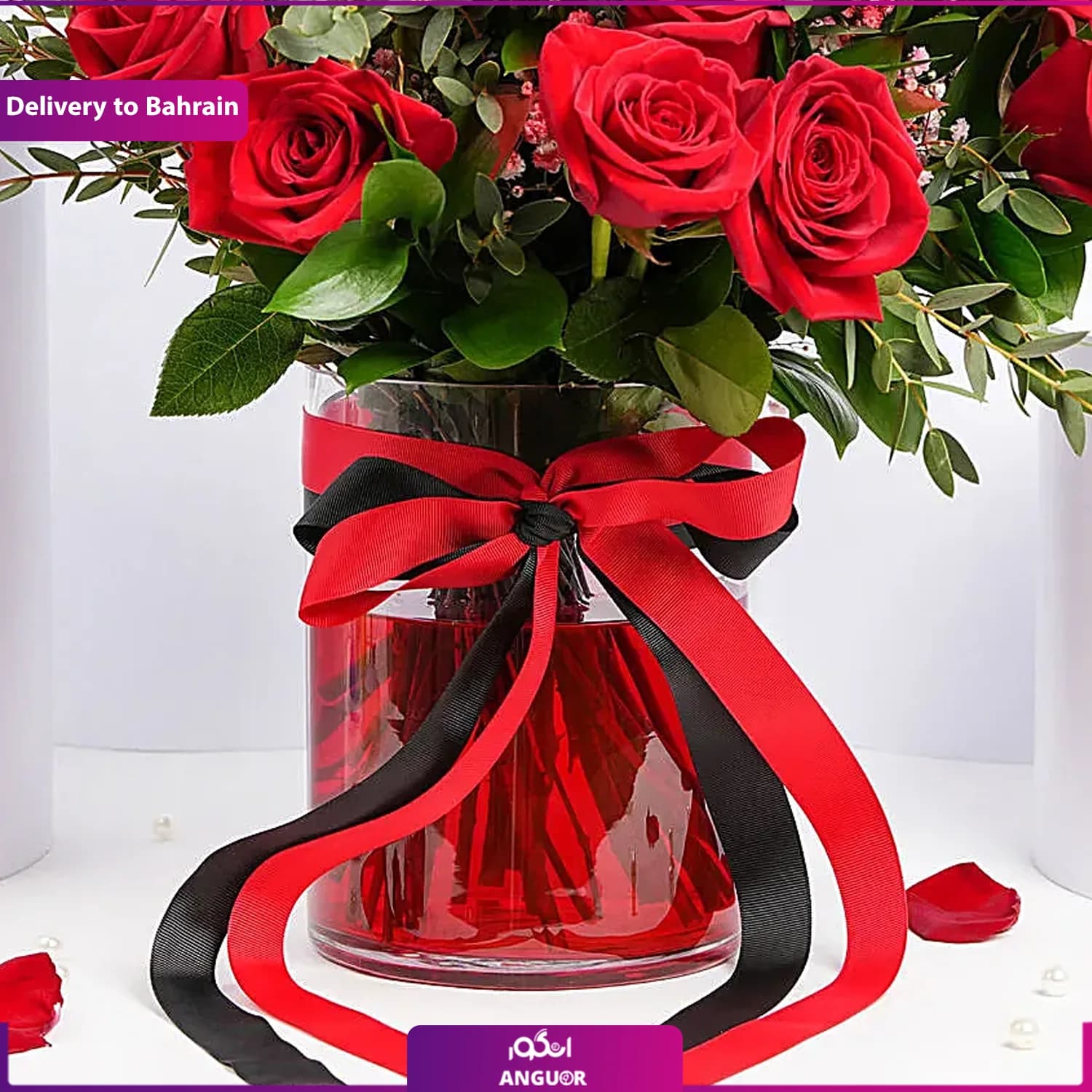 Passionate 18 Roses Arrangement (Delivery in Bahrain) — تصویر ۲