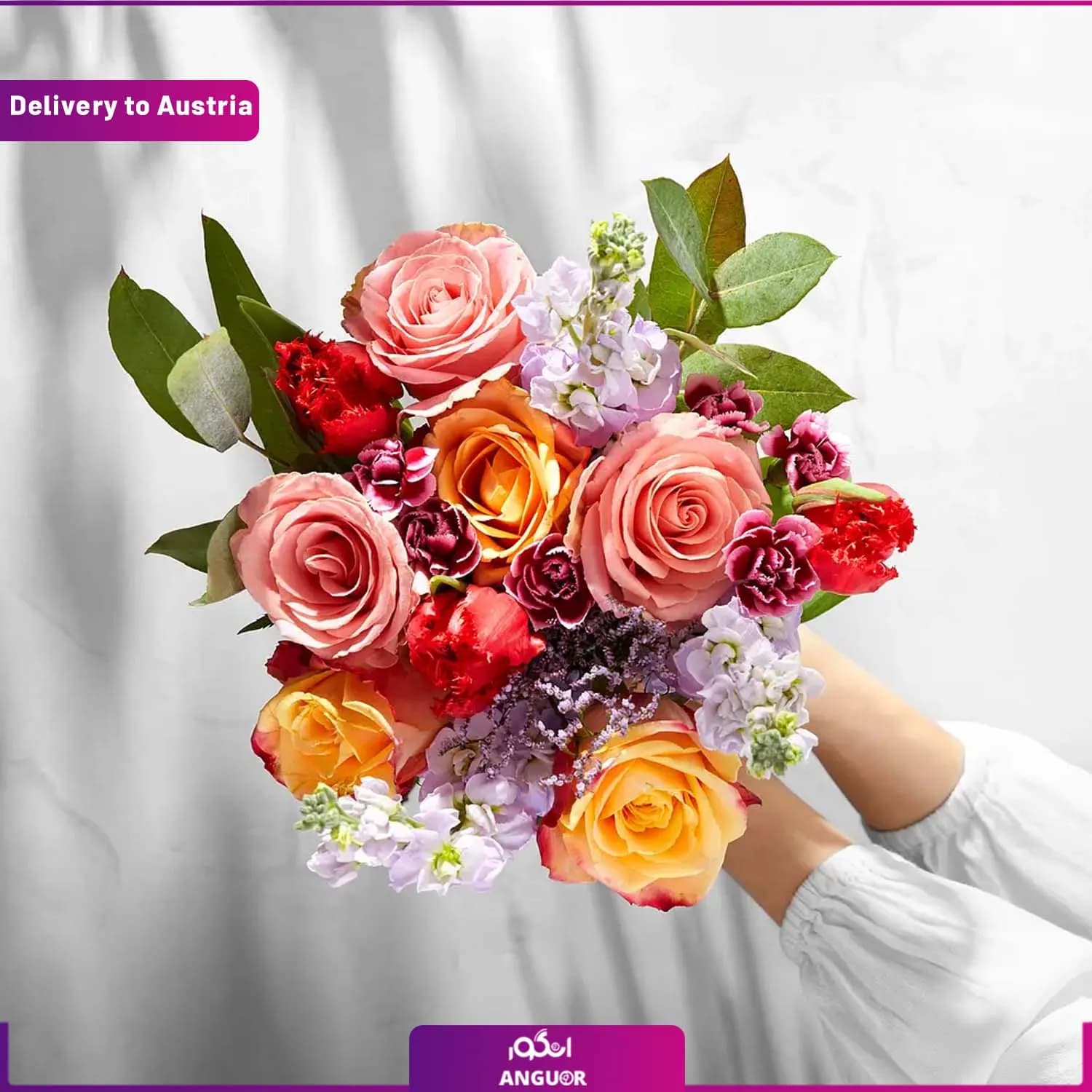دسته گل ویولا ( ارسال دسته گل به اتریش)