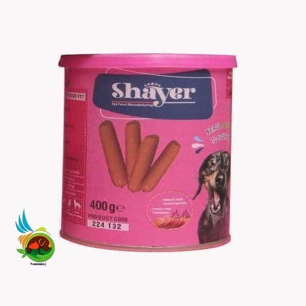 کنسرو سوسیس دودی سگ شایر SHAYER گرمی 400