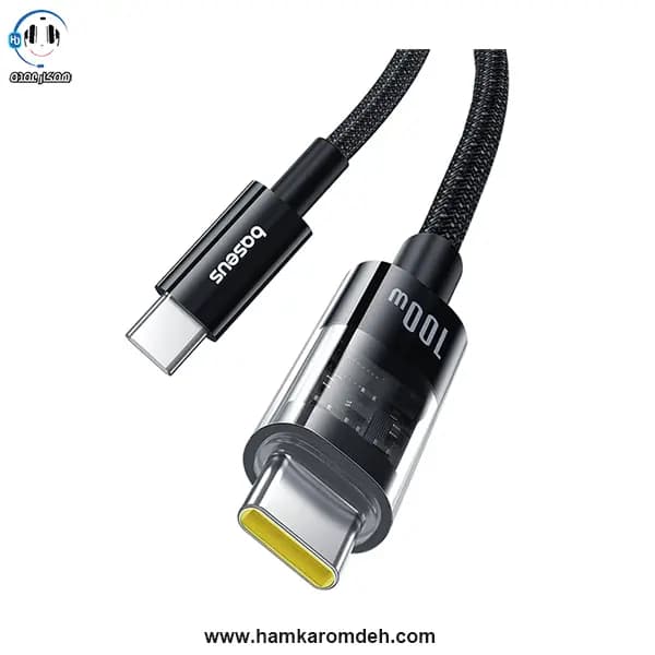 کابل شارژ دوسر تایپ سی CB000092 بیسوس BASEUS — تصویر ۲