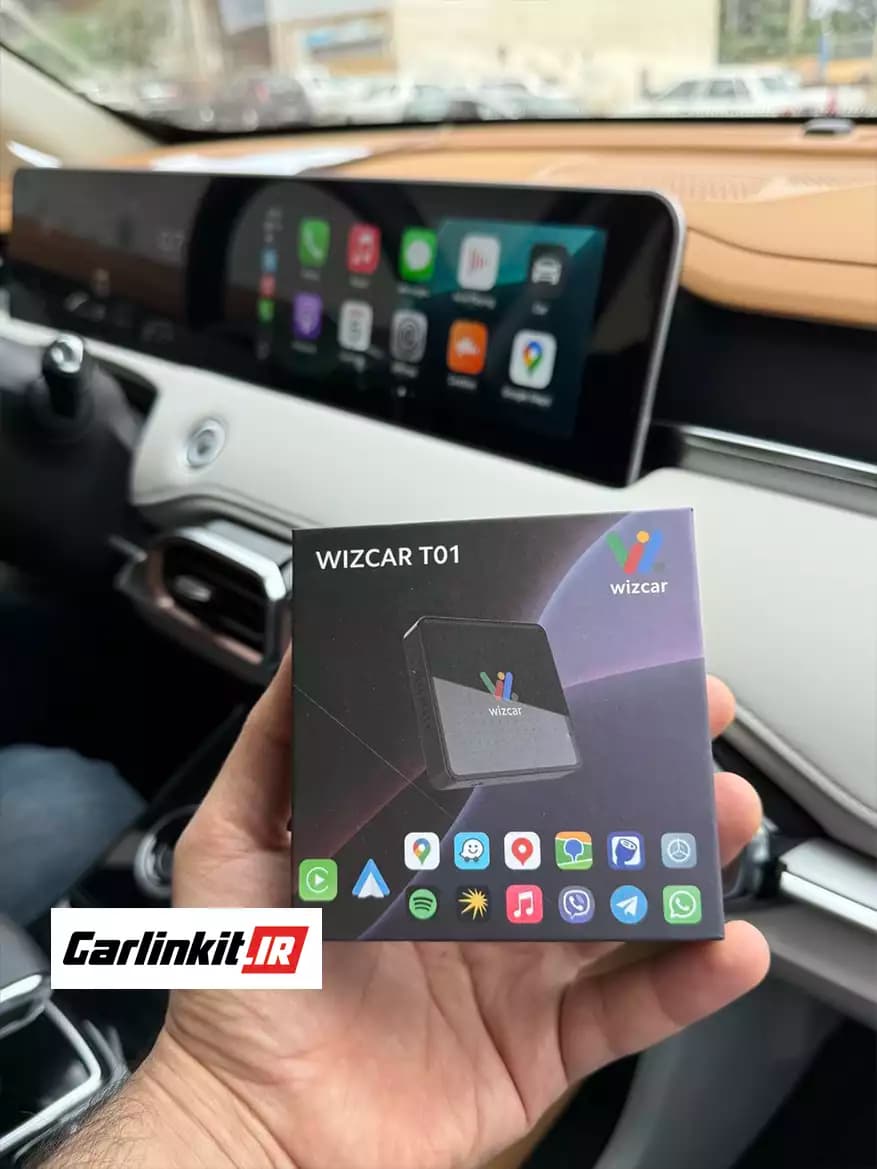 تبدیل کاربیتلینک به کارپلی و اندروید اتو WIZCAR T01 — تصویر ۴