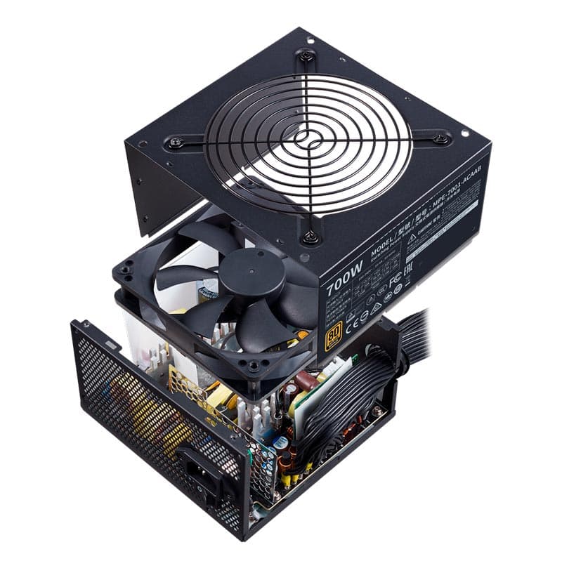 پاور 700 وات کولر مستر Cooler Master MWE 700 V2 Bronze — تصویر ۸
