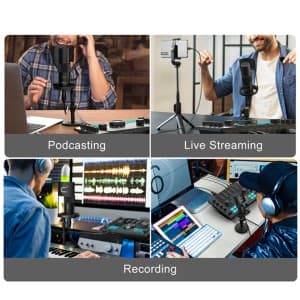 میکروفون استودیویی کامیکا مدل STA-X2 رابط XLR — تصویر ۶