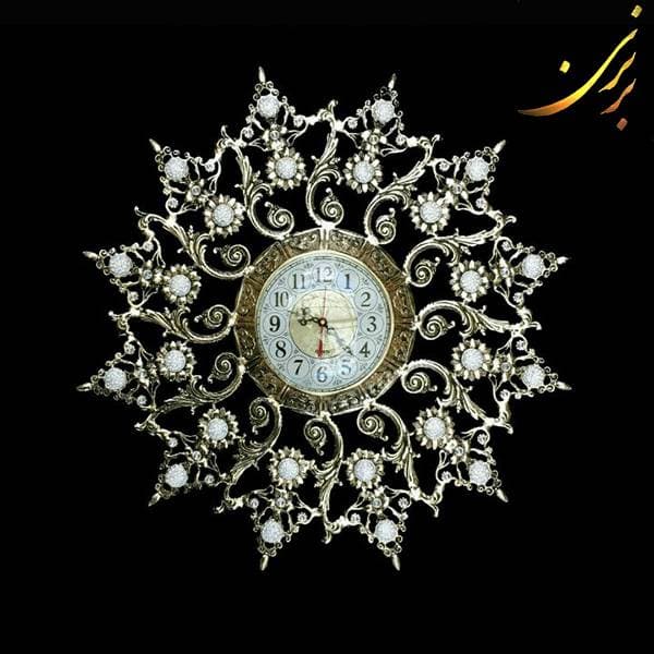 ساعت دیواری برنزی خورشیدی پرکار