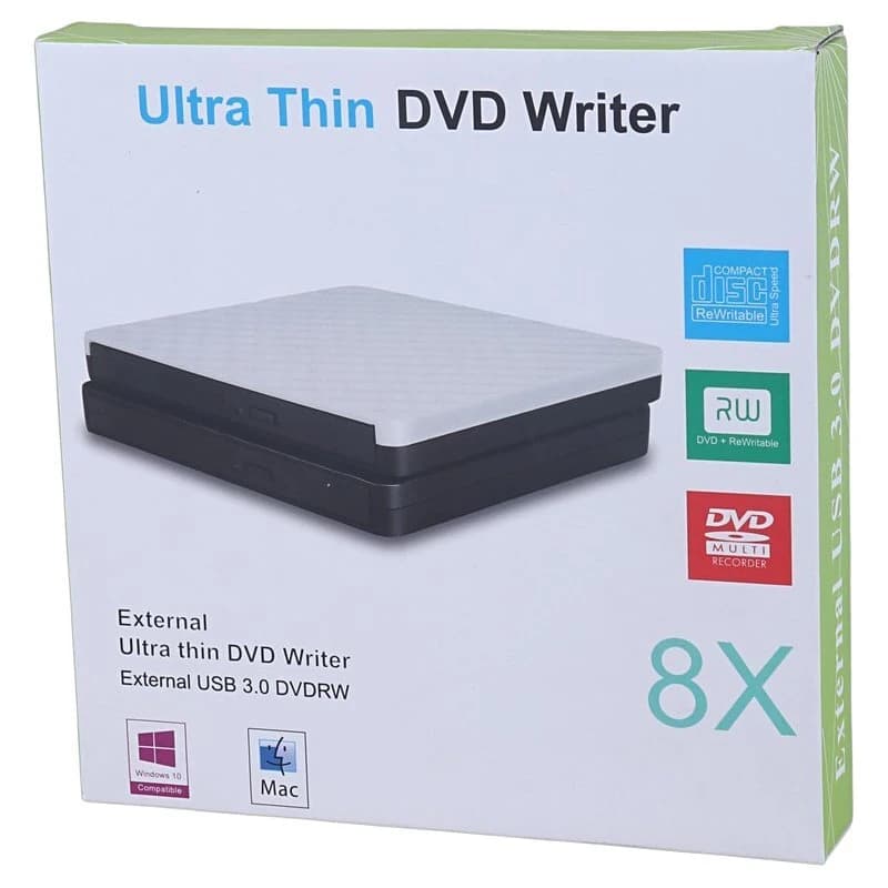DVD رایتر اکسترنال اولترا تین Ultra Thin ECD829 Type-C / USB3.0 — تصویر ۸