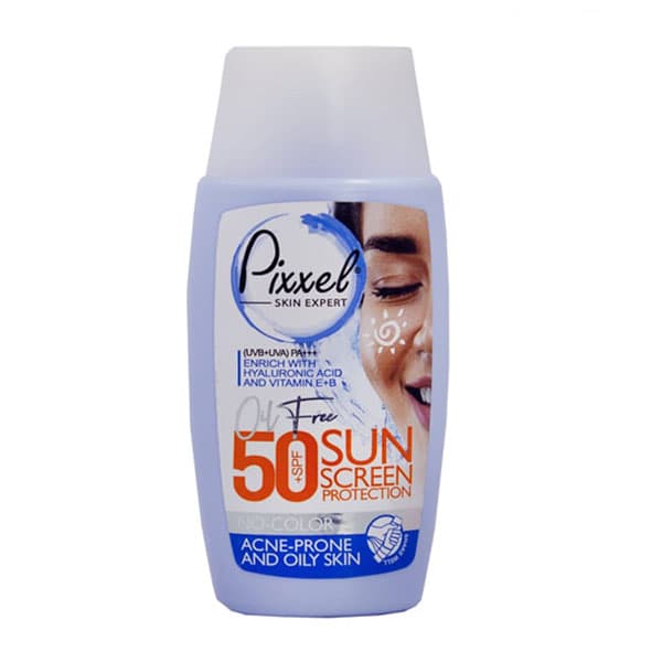 ضدآفتاب بی‌رنگ پوست چرب پیکسل Spf 50