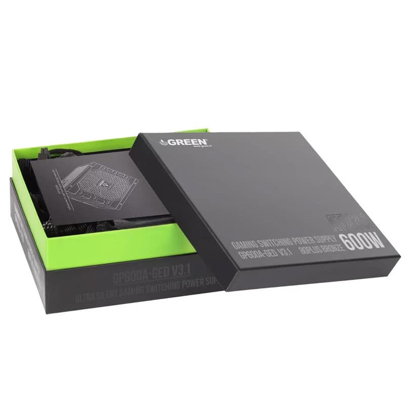 پاور 600 وات گرین Green GP600A-GED V3.1 Bronze — تصویر ۸