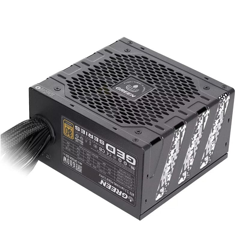 پاور 600 وات گرین Green GP600A-GED V3.1 Bronze — تصویر ۴