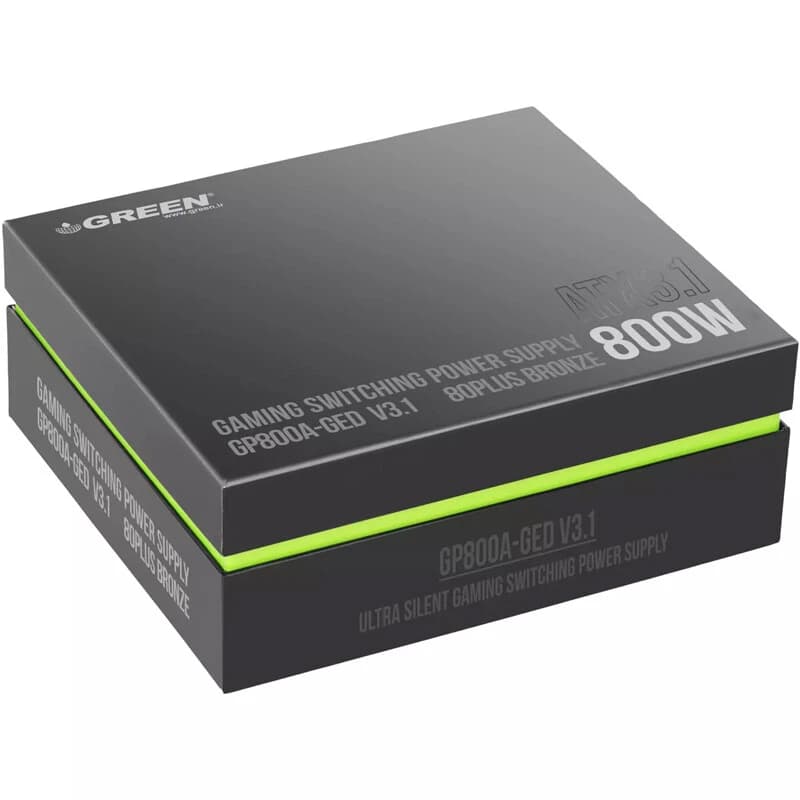پاور 800 وات گرین Green GP800A-GED V3.1 Bronze — تصویر ۲
