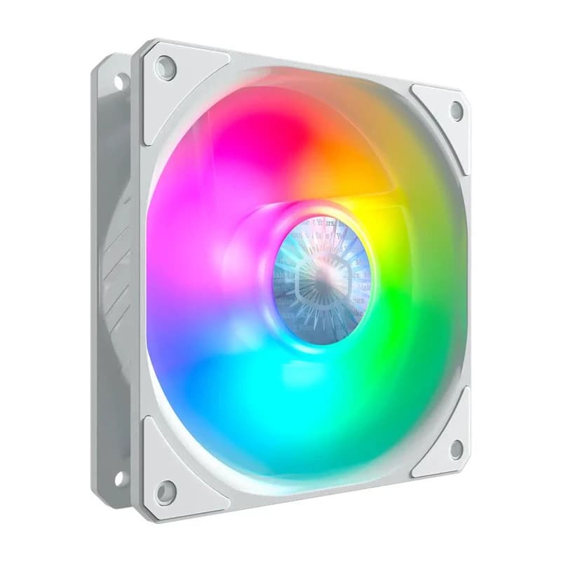 فن کیس کولر مستر SickleFlow 120 ARGB White Edition سایز 120 میلی متر — تصویر ۲