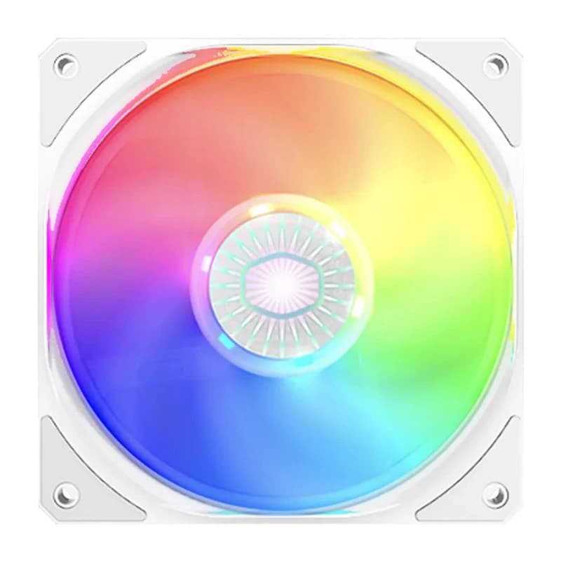 فن کیس کولر مستر SICKLEFLOW 120 ARGB White سایز 120 میلی متر بسته 3 عددی — تصویر ۵