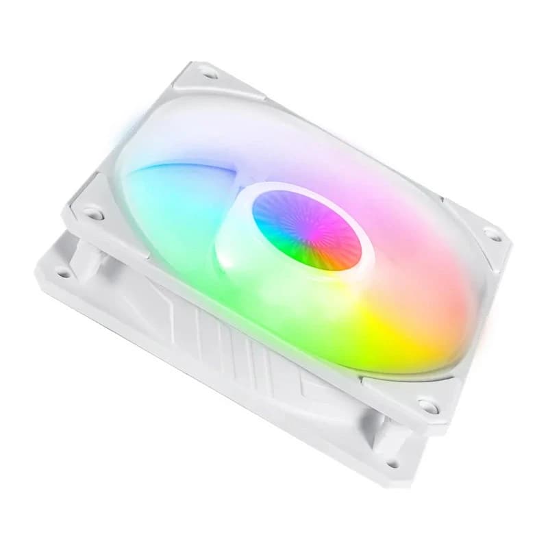 فن کیس کولر مستر SICKLEFLOW 120 ARGB White سایز 120 میلی متر بسته 3 عددی — تصویر ۴