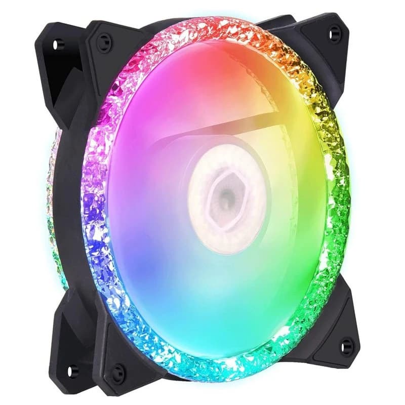 فن کیس کولر مستر MasterFan MF120 Prismatic ARGB سایز 120 میلی متر بسته 3 عددی — تصویر ۵