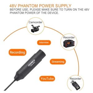 میکروفون یقه ای با سیم کامیکا مدل CVM-V02O — تصویر ۵