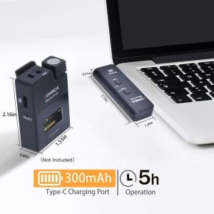 گیرنده میکروفون یقه ای بی سیم کامیکا مدل BoomX-D UC Rx — تصویر ۶