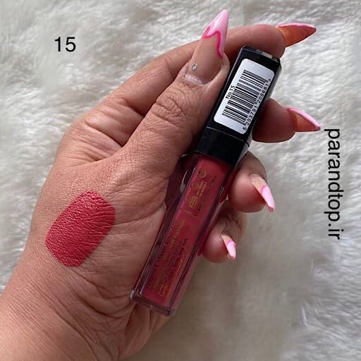 رژلب مایع انی مات 24ساعته annie Soft Matte شماره 15 — تصویر ۲