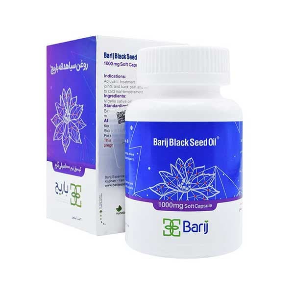 کپسول روغن سیاه دانه باریج 1000 میلی گرم 30 عددی
