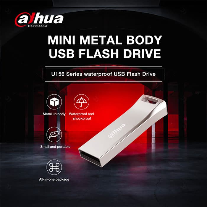 فلش مموری داهوا مدل U156 USB3.2 Gen1 ظرفیت 128 گیگابایت — تصویر ۳