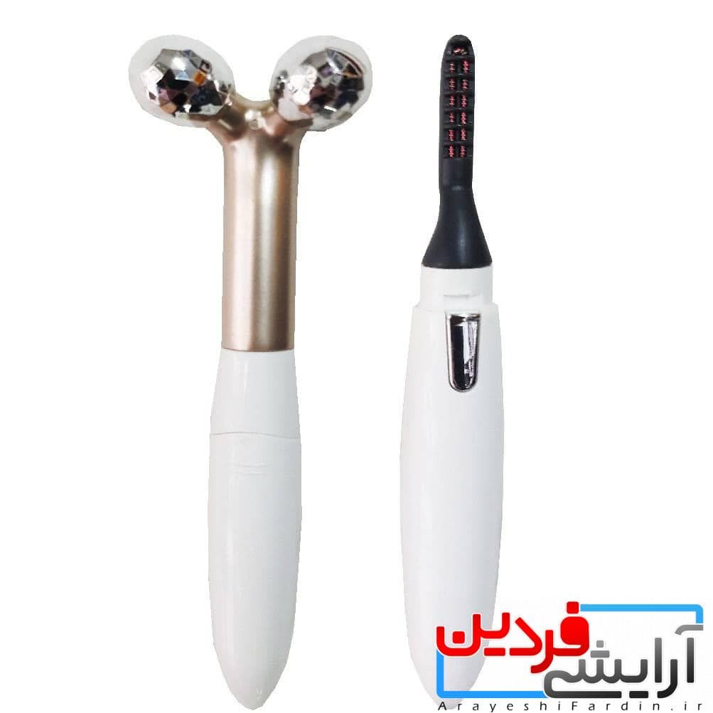 فرکننده مژه و ماساژور صورت 2 کاره مدل EYELASH CURLER — تصویر ۲