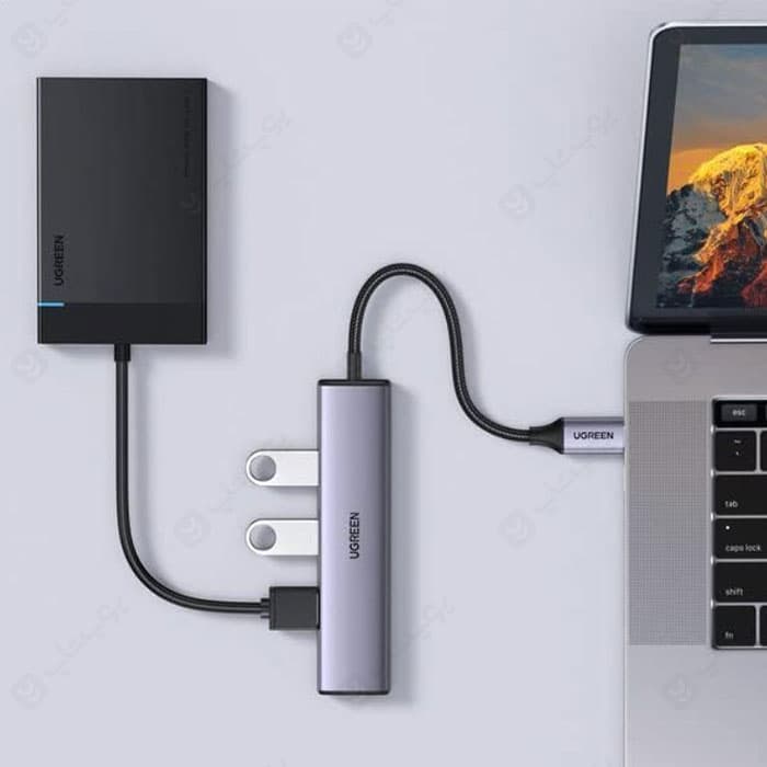 هاب 4 پورت Type C به USB 3.0 یوگرین CM473 — تصویر ۵