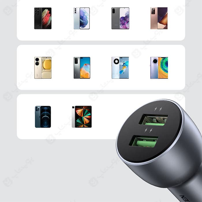 شارژر فندکی 36W QC3.0 یوگرین 10144 CD213 — تصویر ۵