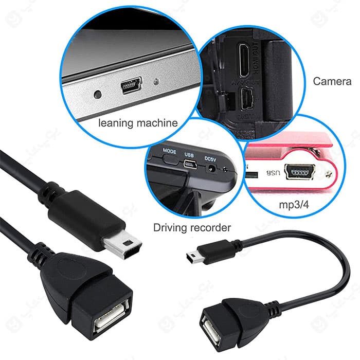 کابل Mini USB – OTG به USB 2.0 یوگرین مدل US249 — تصویر ۴