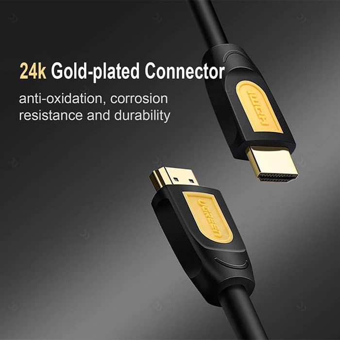 کابل V2.0 HDMI 4K یوگرین HD101 به طول 2 متر — تصویر ۳