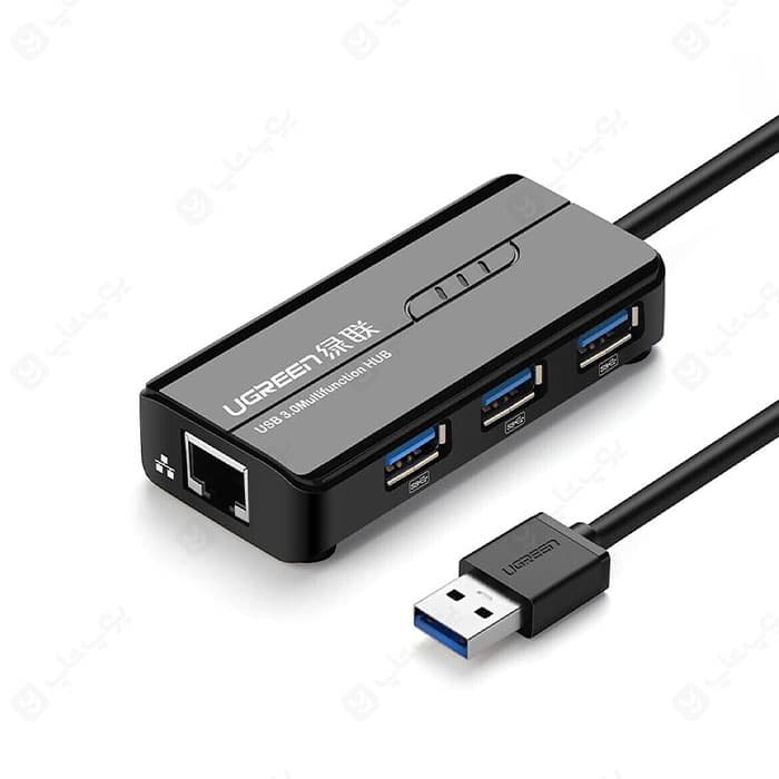 هاب 3 پورت USB 3.0 با پورت LAN یوگرین مدل 20265