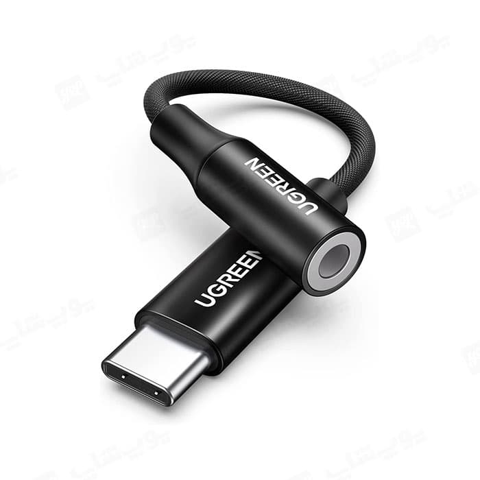 مبدل تایپ C به جک 3.5 میلی متری یوگرین مدل AV142