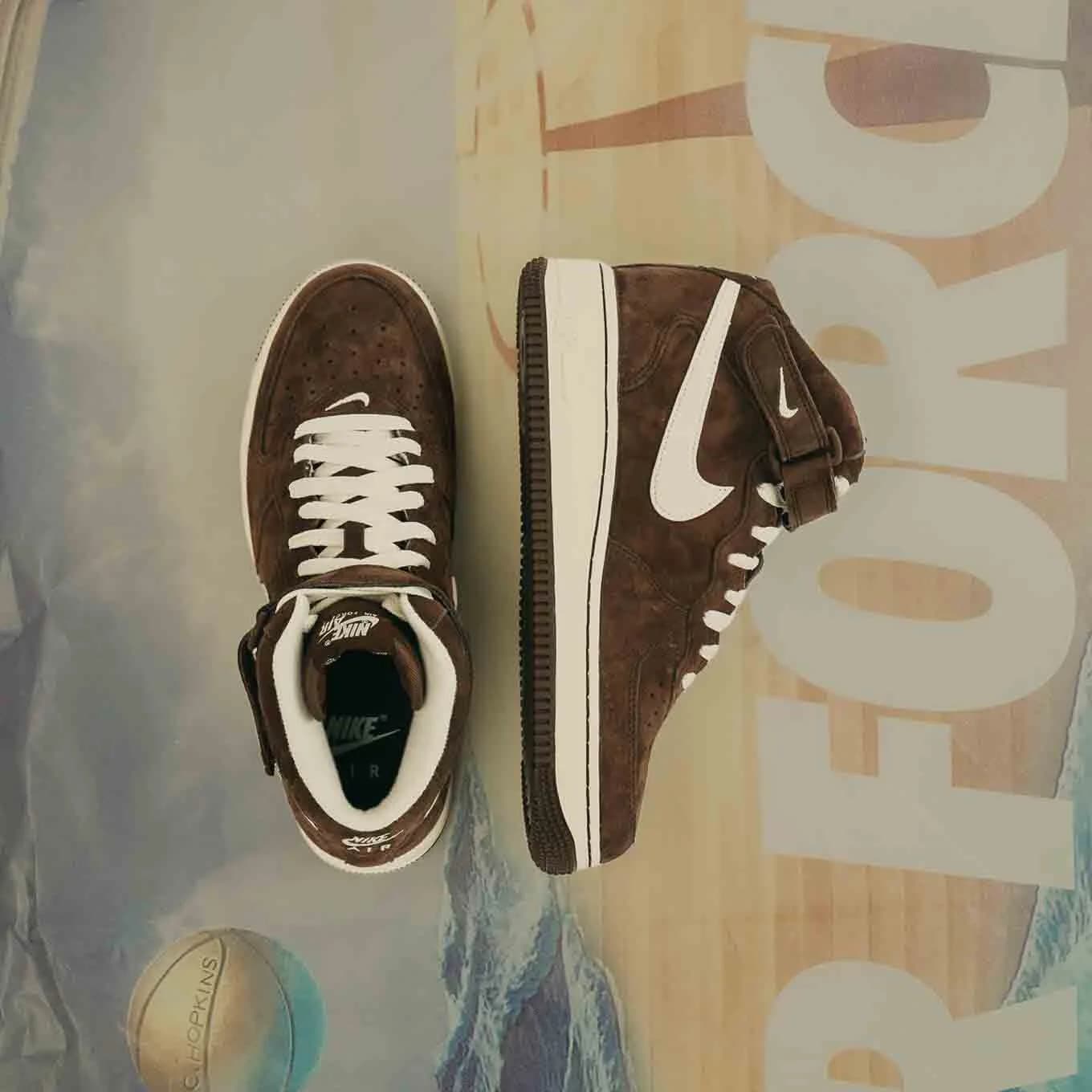کتونی Nike مدل Air Force 1 Mid – DM0107-200 — تصویر ۵