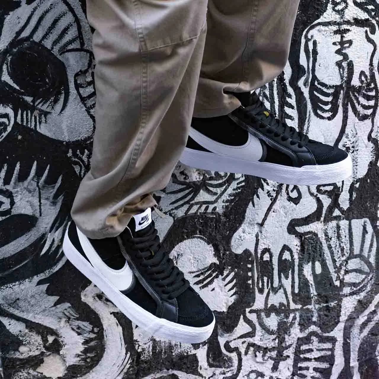 کتونی Nike مدل SB Blazer Mid Premium Plus – DR9144-001 — تصویر ۸