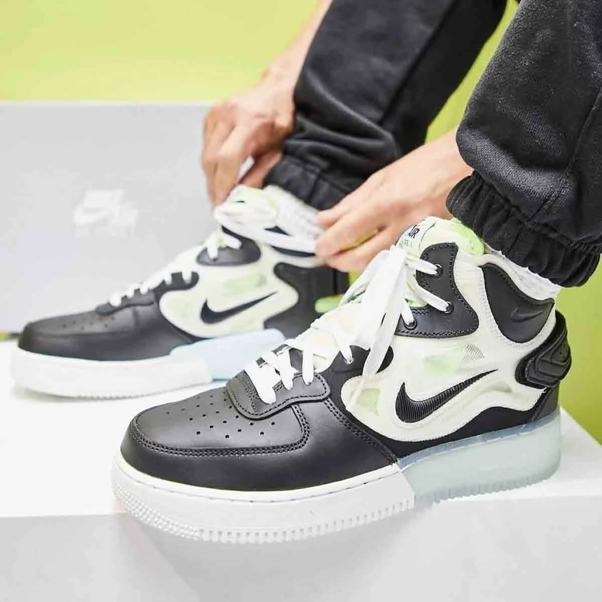 کتونی Nike مدل Air Force 1 Mid React – DQ1872-100 — تصویر ۸