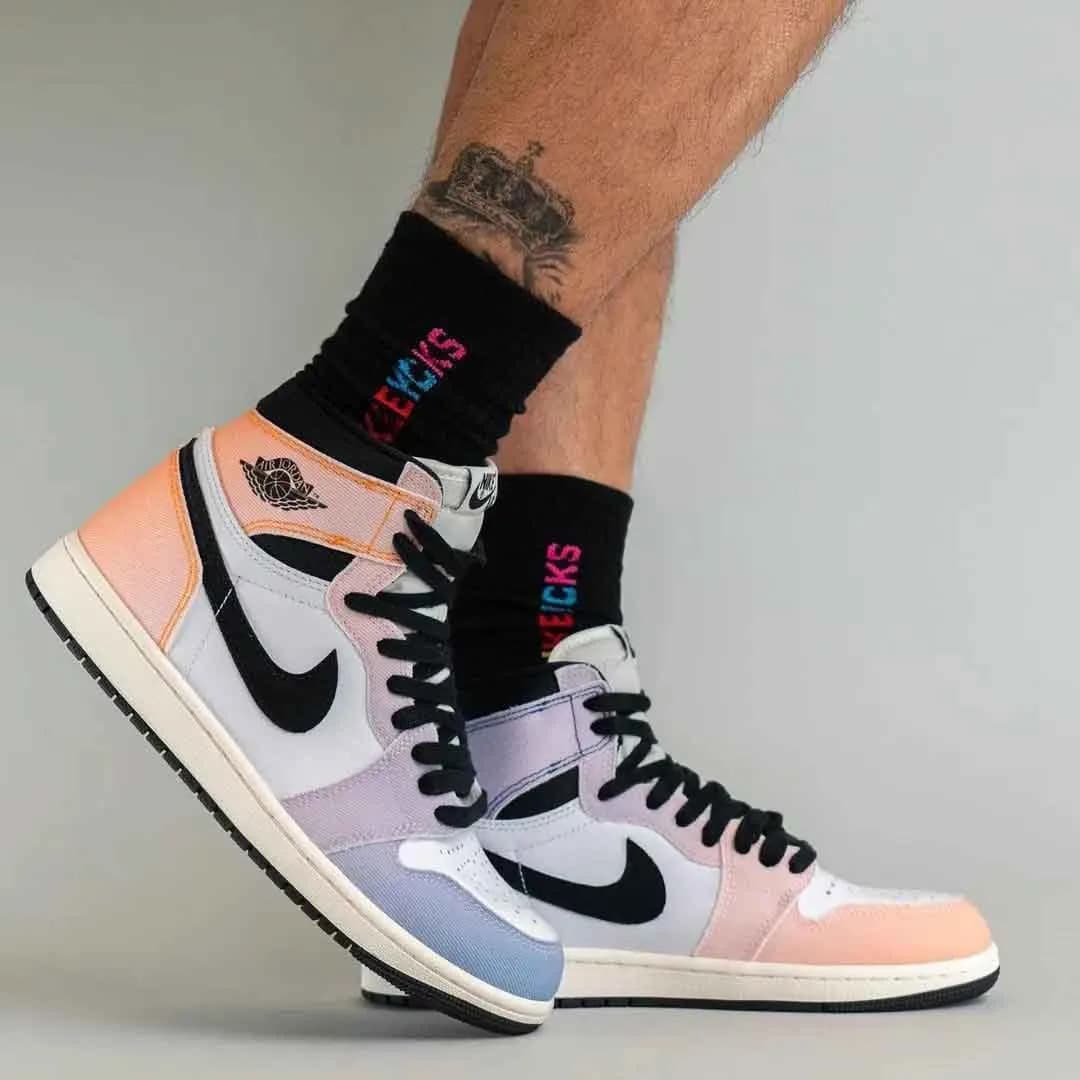 کتونی بسکتبال Nike مدل Air Jordan 1 High Skyline – DX0054-805 — تصویر ۸