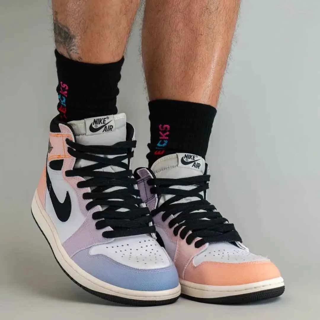 کتونی بسکتبال Nike مدل Air Jordan 1 High Skyline – DX0054-805 — تصویر ۷