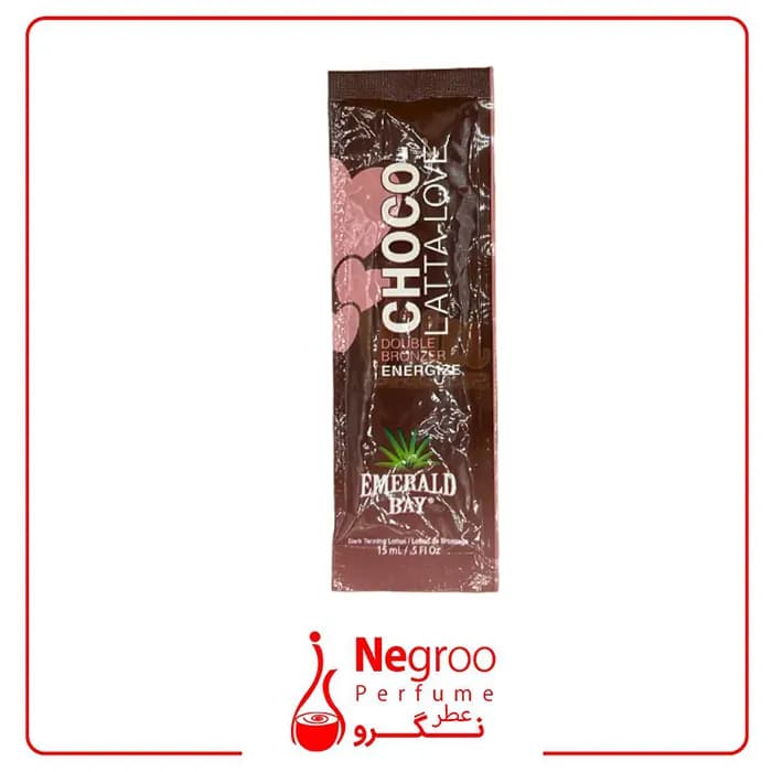لوسیون سولار ساشه ای Emerald Bay Choco Latta Love حجم 15 میل اورجینال
